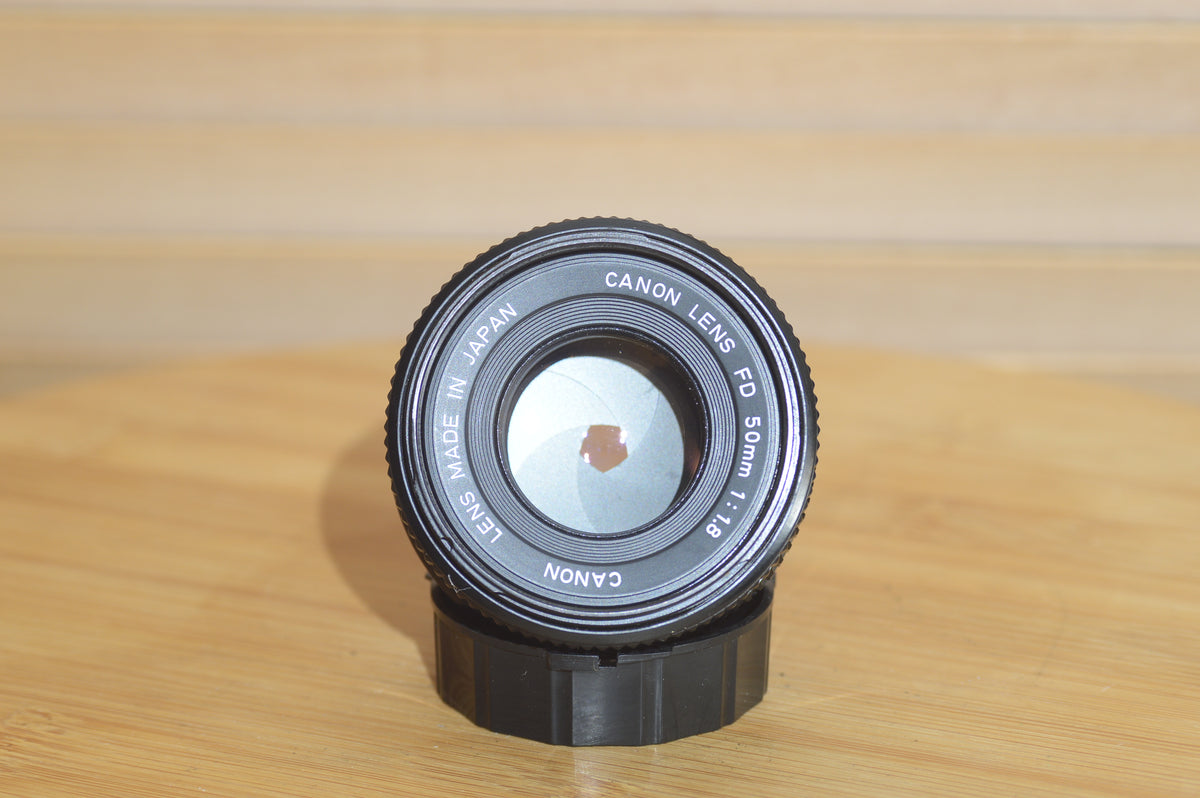 Rare Boxed Vintage Canon FD 50mm f1.8 Breach Lock Lens. Fantastic