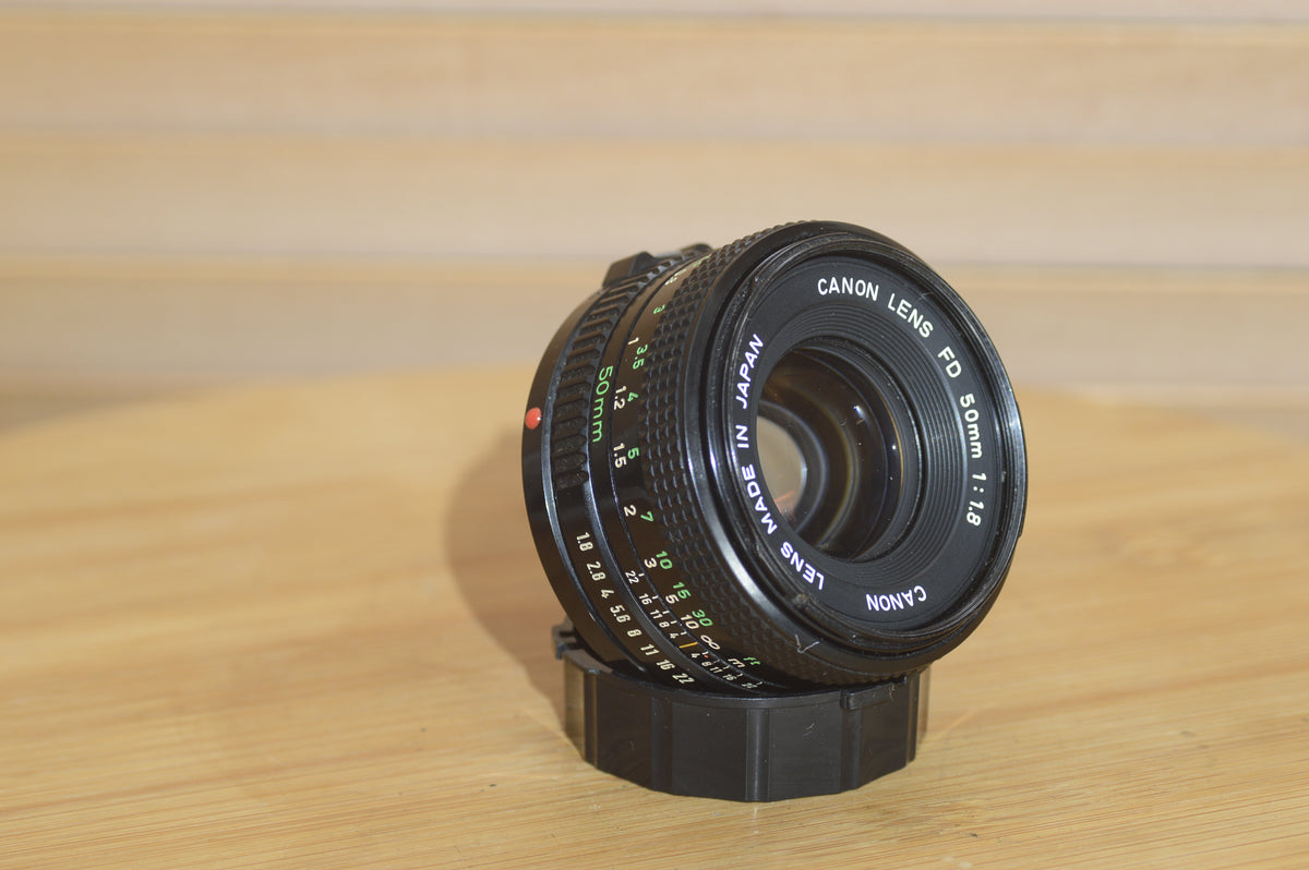 Rare Boxed Vintage Canon FD 50mm f1.8 Breach Lock Lens. Fantastic