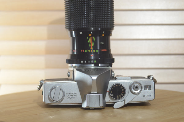 Minolta SR1 35mm Camera Starter pack. - RewindCameras quality vintage cameras, fully tested and serviced