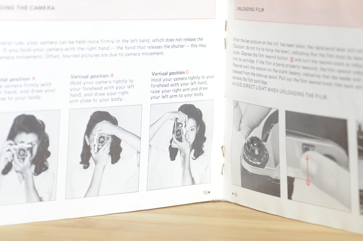 Lovely Pentax ME Instruction Manual. Perfect for beginners or for