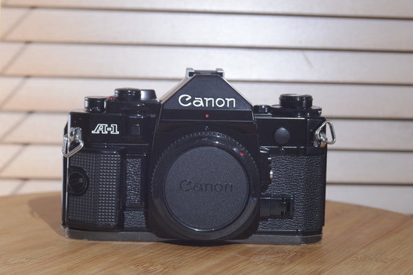 Boxed Canon A1 35mm SLR Camera (body only). Rare to see near mint