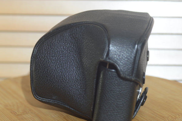 Vintage Pentacon Black Leather Case. Ideal for protecting your SLR