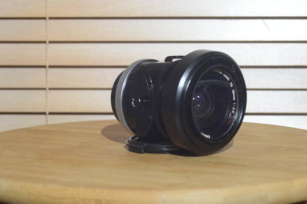 Very Rare tilt and shift 35mm TS SSC Vintage FD Fit f 2.8 fast wide angle