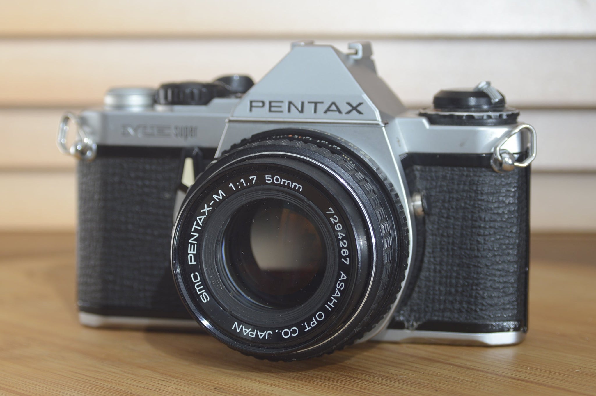 Pentax Me Super with 50 mm f1.7 lens in lovely Condition – Rewind