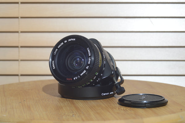 Very Rare tilt and shift 35mm TS SSC Vintage FD Fit f 2.8 fast wide angle