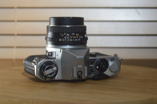 Pentax Me Super with 50 mm f1.7 lens in lovely Condition
