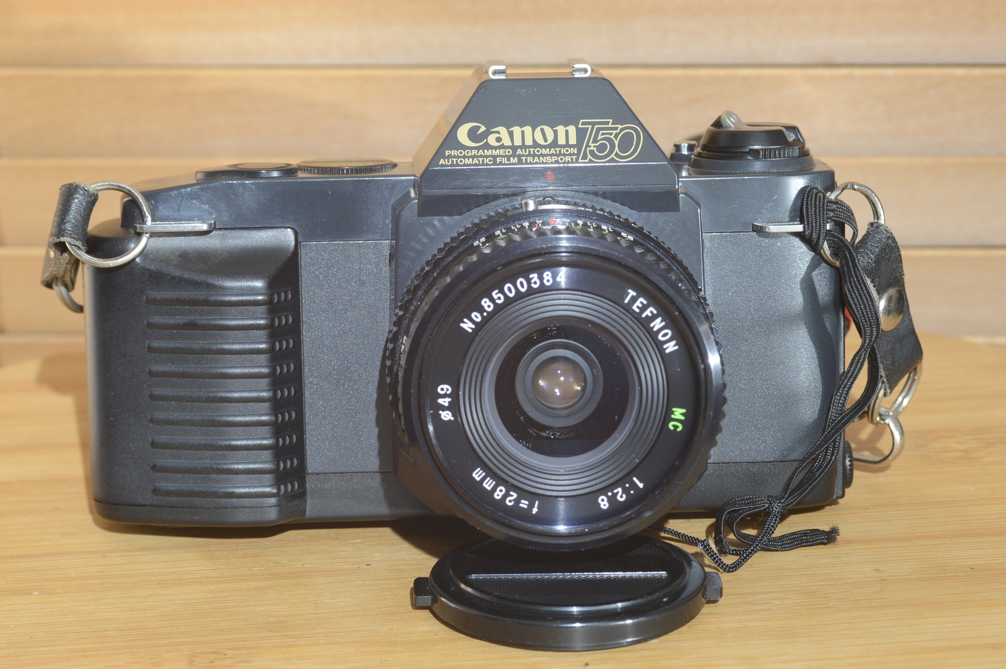 Fantastic Canon T50 camera with 28mm f2.8 lens. In superb