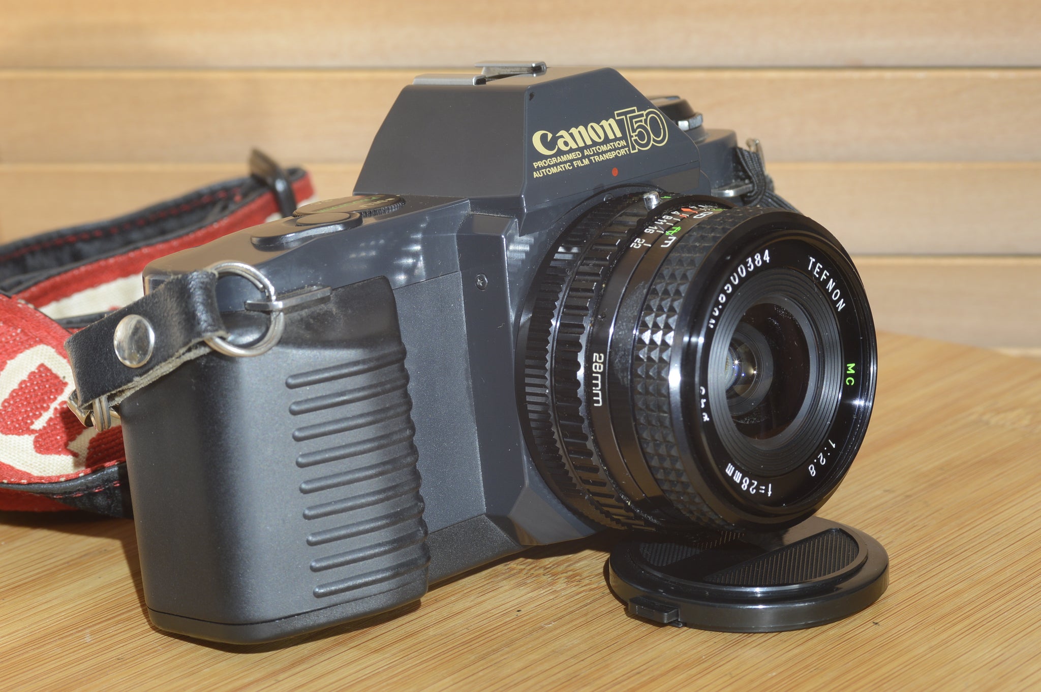 Fantastic Canon T50 camera with 28mm f2.8 lens. In superb