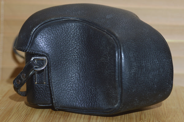 Vintage Nikkormat Black Leather Case with Strap. Ideal for protecting your SLR