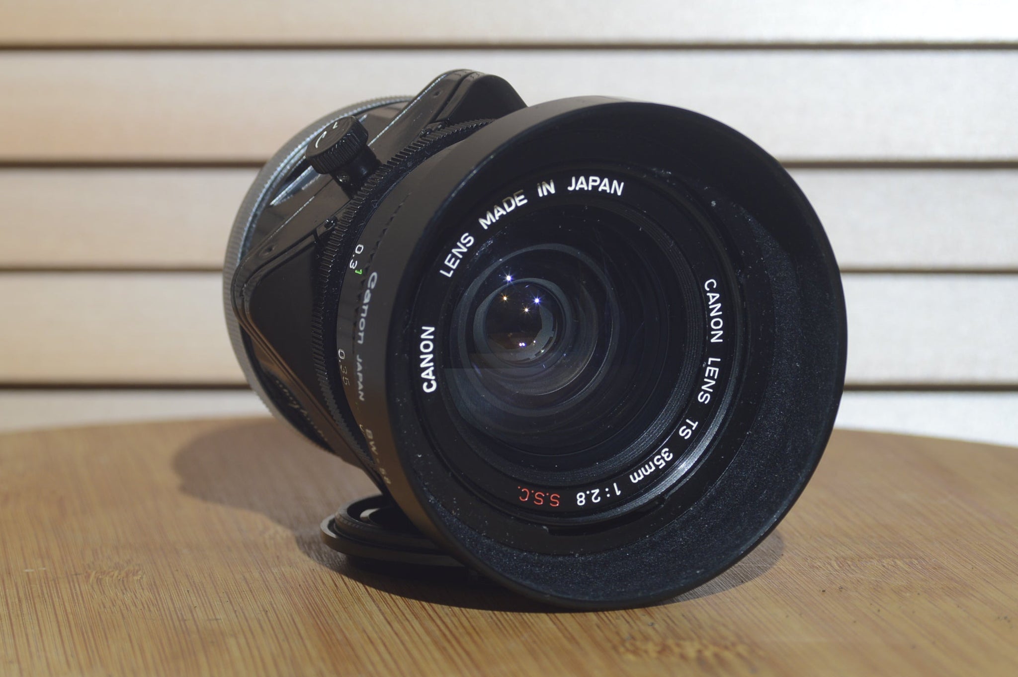 Very Rare tilt and shift 35mm TS SSC Vintage FD Fit f 2.8 fast