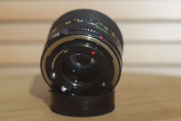 Vintage Canon FD 50mm f1.4 lens. These are just fantastic prime lenses. - RewindCameras quality vintage cameras, fully tested and serviced