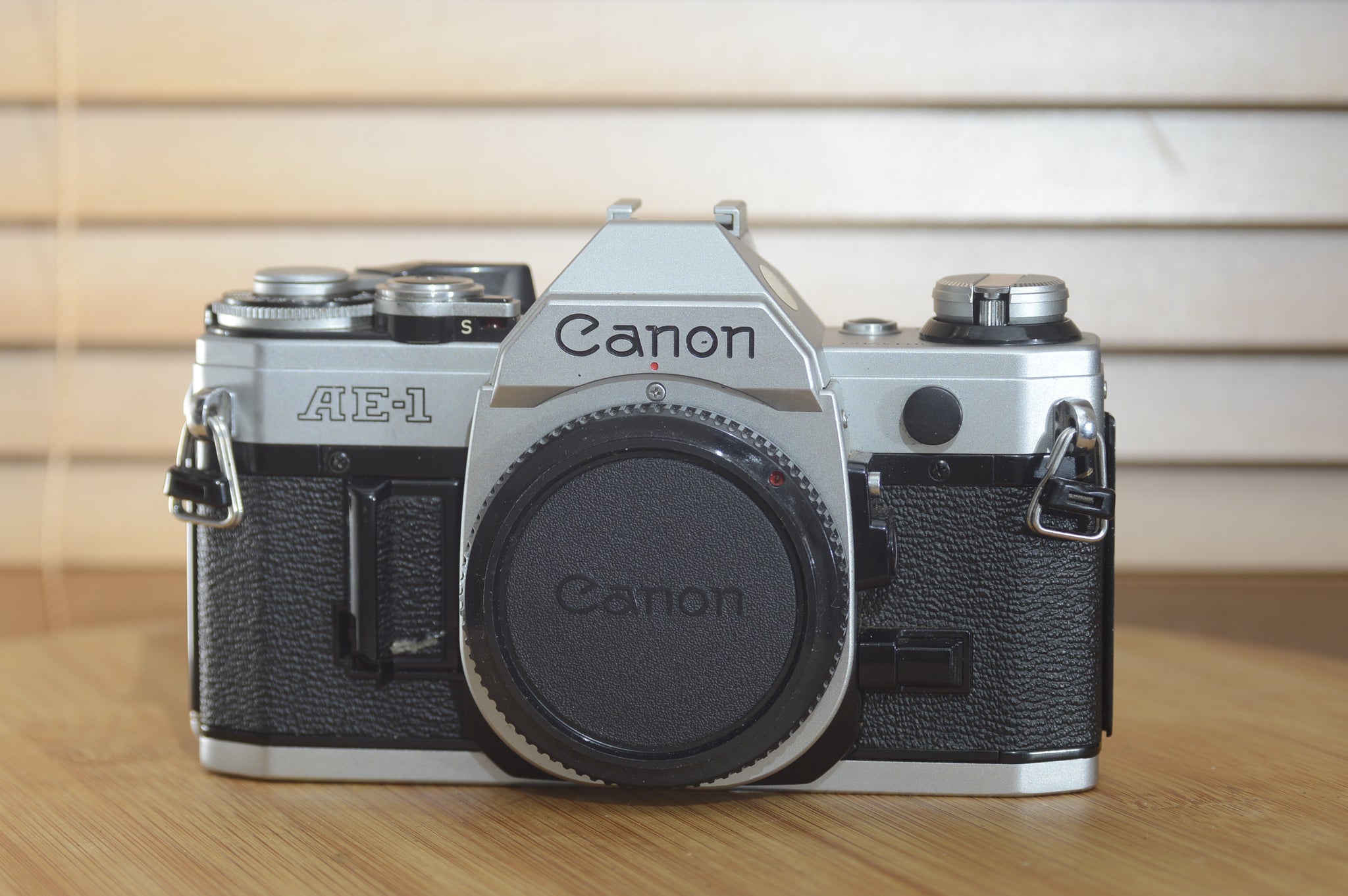 Canon AE1 Classic SLR camera in good condition – Rewind Cameras