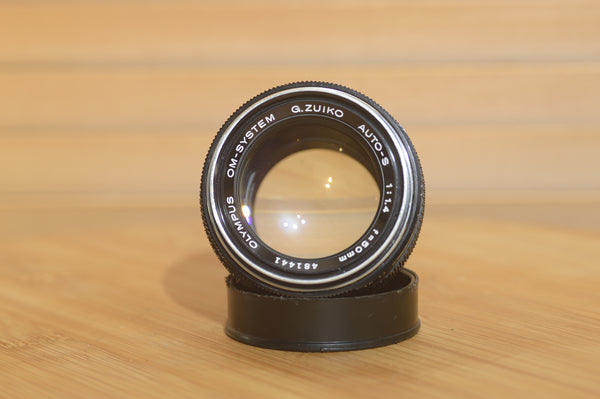 Olympus OM 50mm f1.4 Silver Nosed Zuiko Lens. Fantastic Prime Lens. - Rewind Cameras 
