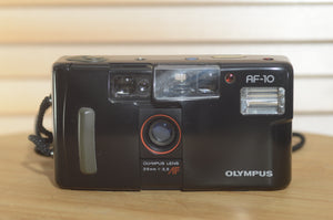 Vintage Olympus AF 10 35mm Compact Camera. Fantastic condition point and shoot - RewindCameras quality vintage cameras, fully tested and serviced