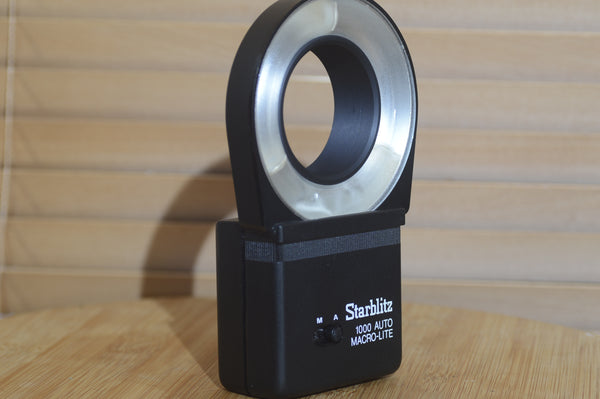 Vintage Starblitz 1000 Auto Macro-Lite Ring Flash. - Rewind Cameras 