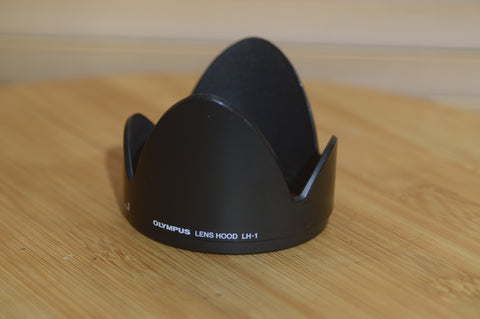 Vintage Olympus LH-1 shaped Lens Hood. Perfect accessory for your lens.