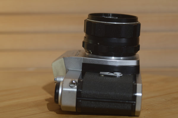 Asahi Pentax Spotmatic SL with Super Takumar 55mm f1.8. Fantastic condition. - Rewind Cameras 