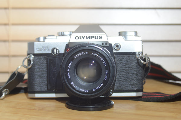 Vintage Olympus OM30 and 50mm Camera Starter Pack