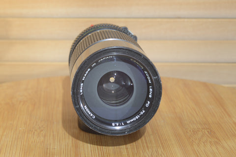 Canon FD 70-150mm f4.5 Zoom Lens. stunning optics. Fantastic range for portraits.