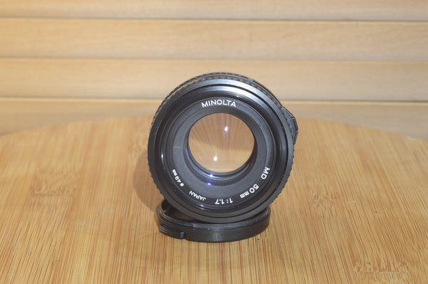 Minolta MD 50mm f1.7 lens. Fantastic Standard lens for your Minolta