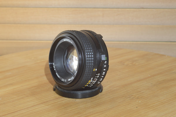 Minolta MD 50mm f1.7 lens. Fantastic Standard lens for your Minolta