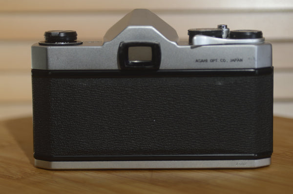 Asahi Spotmatic SP 35mm SLR Camera With Yashinon 5.5cm f1.8. - Rewind Cameras 