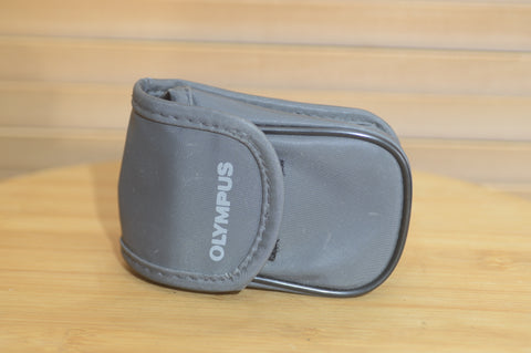 Olympus Silver Compact 35mm Camera Case. Excellent way to protect your camera