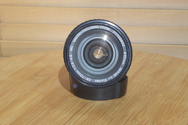 Vintage Vivtar M42 MC 28-70mm f3.9- 4.8 lens. Perfect all round lens