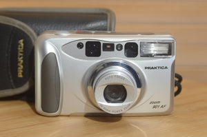 Praktica Zoom 901 AF 35mm Compact Camera with Case. - Rewind Cameras 