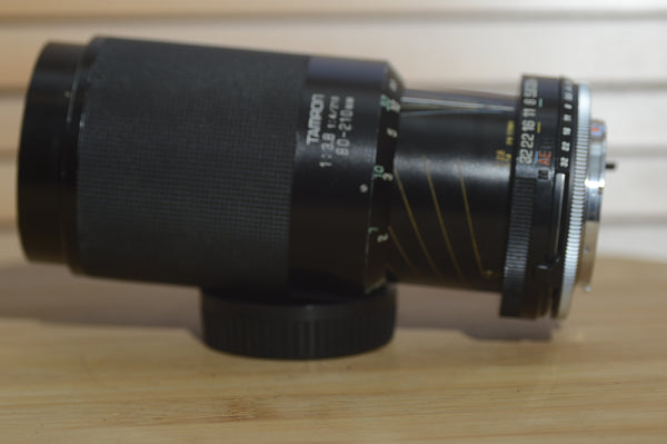 Stunning Tamron PK fit 80-210mm f3.8-4 Zoom lens. Perfect for macro photography. - RewindCameras quality vintage cameras, fully tested and serviced