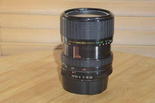 Vintage Vivtar M42 MC 28-70mm f3.9- 4.8 lens. Perfect all round lens