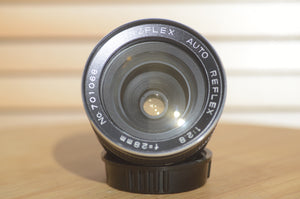 Prinzflex Auto Reflex 28mm f2.8 M42 Wide Angle Lens. - RewindCameras quality vintage cameras, fully tested and serviced