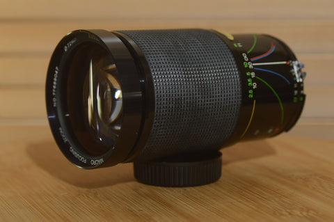 Super Sharp Vivitar Nikon AI mount 28-200mm f3.5-5.3 MC Macro Zoom lens. This is a beautiful all round lens. - Rewind Cameras 