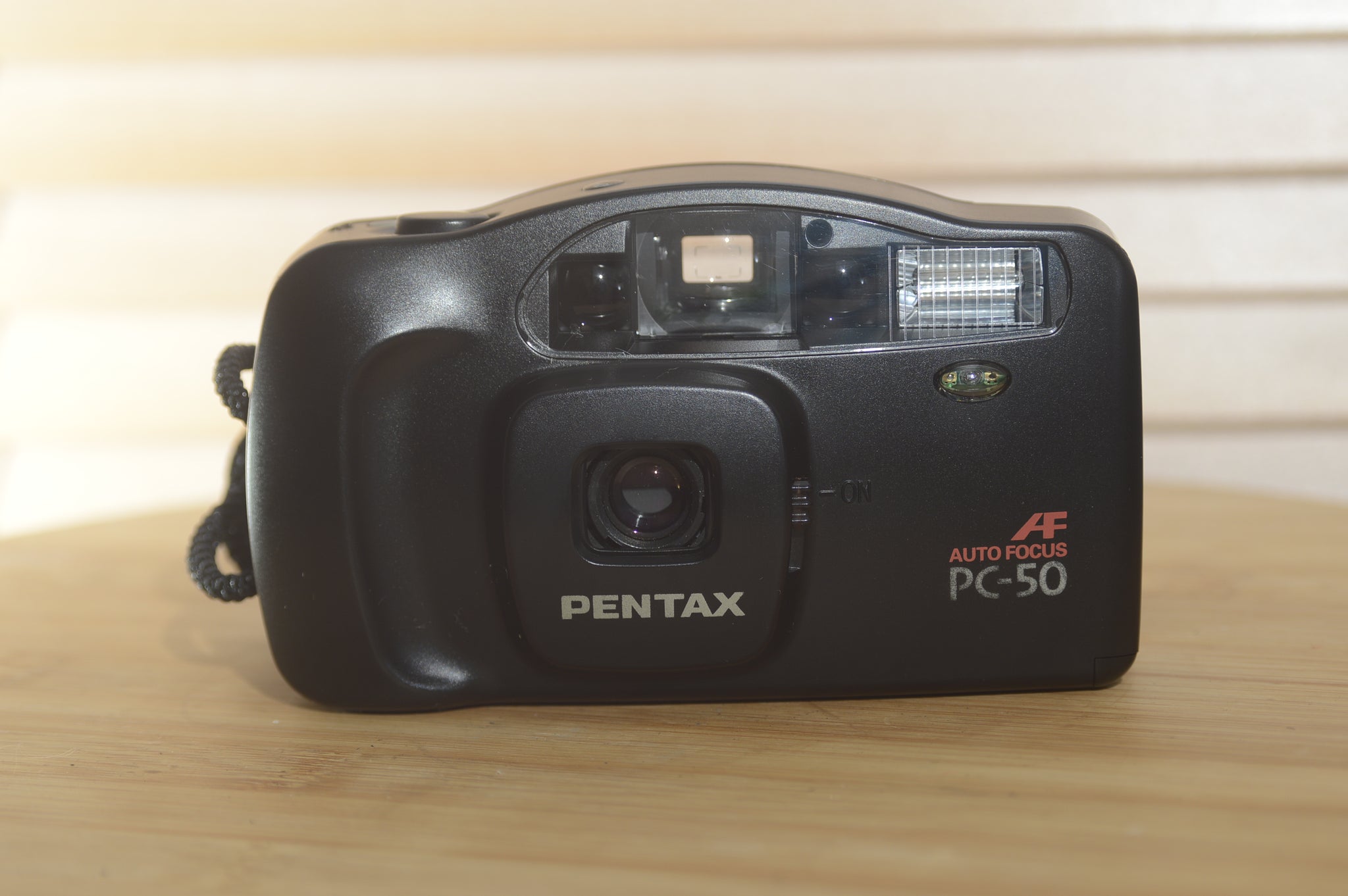 Pentax AF PC-50 35mm Compact Camera with Case. - RewindCameras quality vintage cameras, fully tested and serviced