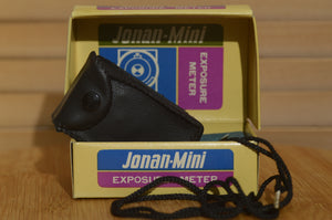 Boxed Jonan-Mini Exposure Meter with Strap, Case and Instruction manual. Perfect for tricky light situations - Rewind Cameras 