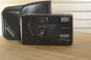 Halina Vision CXMS Auto Flash 35mm point and shoot compact camera. - RewindCameras quality vintage cameras, fully tested and serviced
