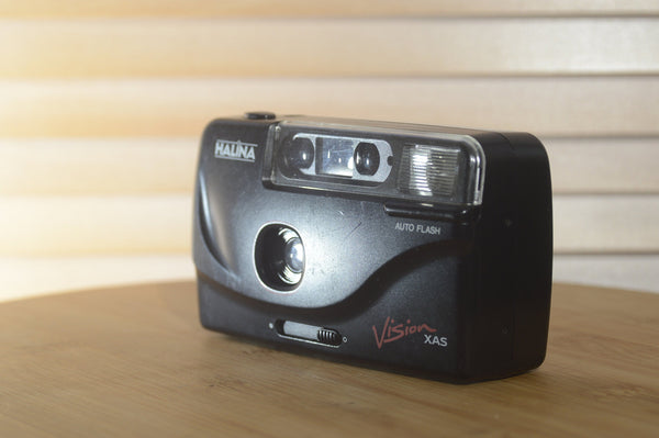 Vintage Halina Vision XAS Auto Focus 35mm point and shoot compact camera. - RewindCameras quality vintage cameras, fully tested and serviced