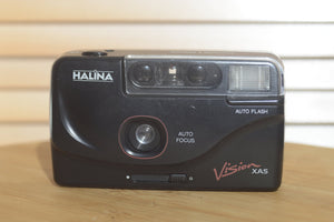 Vintage Halina Vision XAS Auto Focus 35mm point and shoot compact camera. - RewindCameras quality vintage cameras, fully tested and serviced
