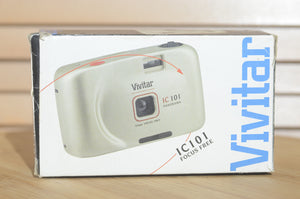 Boxed Vivitar IC101 Panorama 35mm Compact Camera. Fantastic vintage point and shoot. - RewindCameras quality vintage cameras, fully tested and serviced