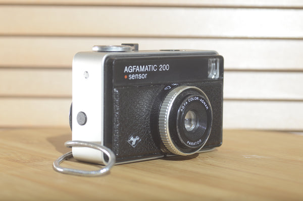 Agfamatic 200 sensor 126mm Compact Camera. Super cute vintage point and shoot. - RewindCameras quality vintage cameras, fully tested and serviced