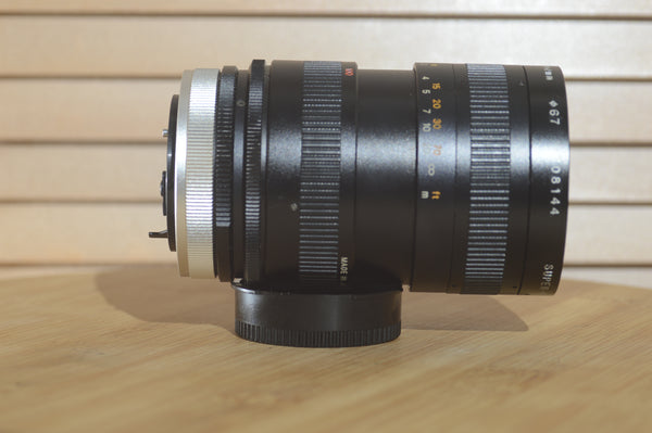 Super Paragon Auto FD 35-100mm f3.5-5.6 lens. Fantastic lens for portraiture and sport photography. - RewindCameras quality vintage cameras, fully tested and serviced