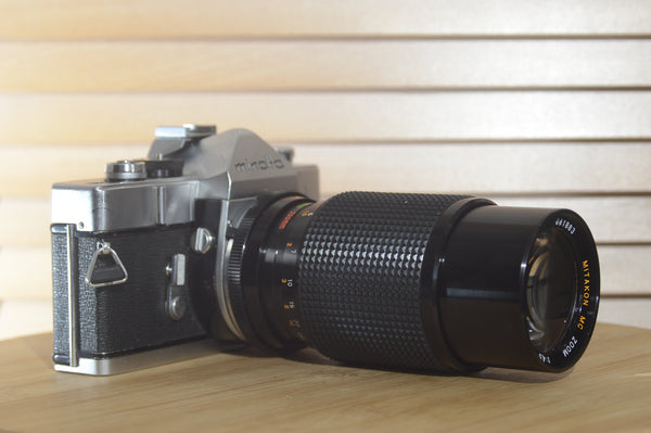 Minolta SR1 35mm Camera Starter pack. - RewindCameras quality vintage cameras, fully tested and serviced