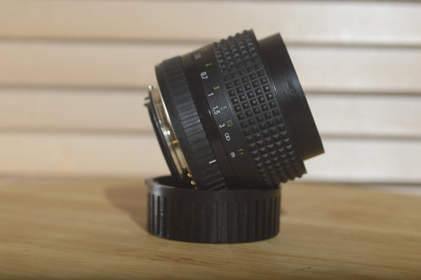 Stunning Pentacon Prakticar 28mm f2.8 MC PB lens. Perfect addition to your Praktica set up. - RewindCameras quality vintage cameras, fully tested and serviced