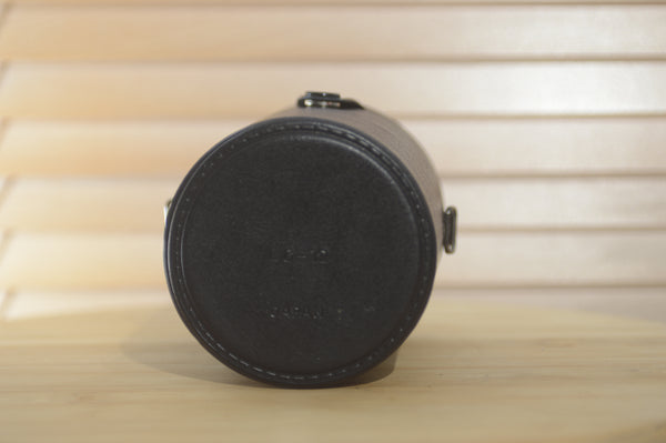 Fantastic Sigma LC-12 Hard Leather Lens Case. Perfect for protecting your Vintage lenses. Pair it with a small zoom or portrait lens - RewindCameras quality vintage cameras, fully tested and 