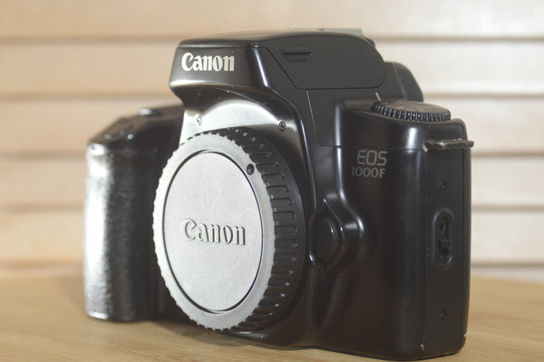 Canon EOS 1000F 35mm SLR Camera. Fantastic Condition and Full of Functions. - RewindCameras quality vintage cameras, fully tested and serviced