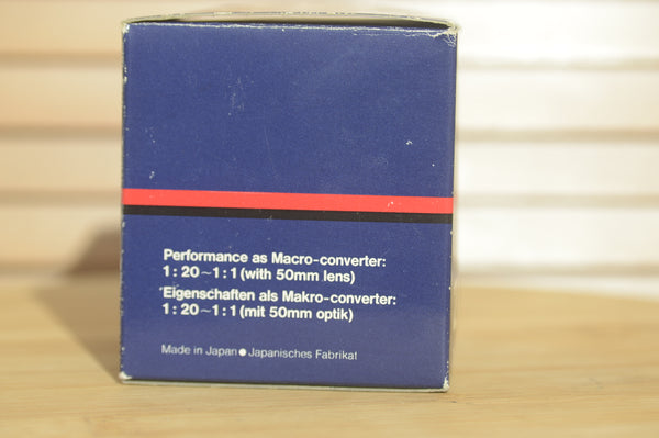 Boxed Teleplus FD Macro MC7 2X Tele-Macro Converter With Case and Instructions. Perfect accessory for your camera kit. - RewindCameras quality vintage cameras, fully tested and serviced