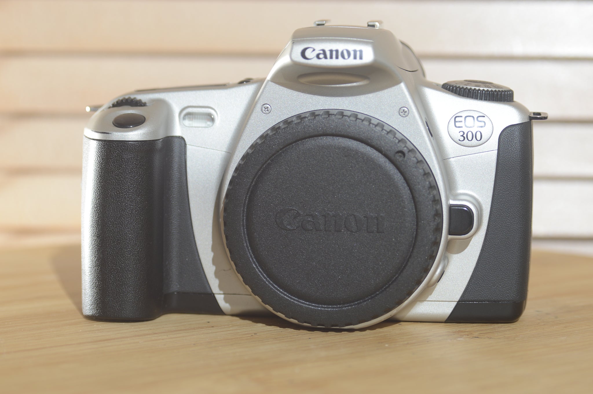 Beautiful Canon Eos 300 Camera. Full of functions a great 35mm camera taking EF lenses. Lovely addition to any level of photographer's kit. - RewindCameras quality vintage cameras, fully test