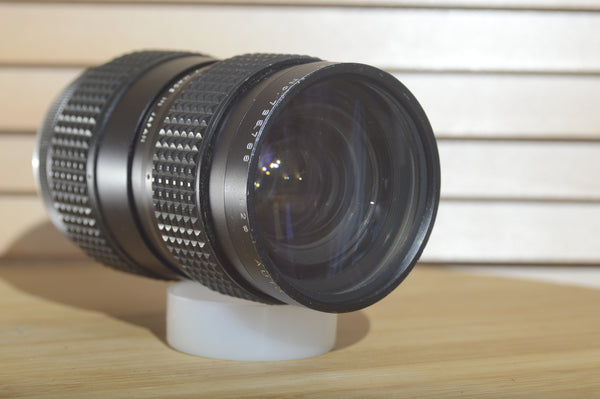 Makinon PK mount 35-105mm 3.5 lens  This is a beautiful all round lens . A stunning bit of glass - RewindCameras quality vintage cameras, fully tested and serviced