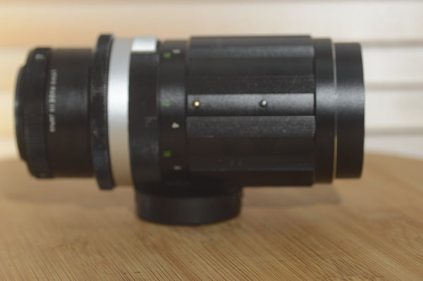 Soligor 200mm f4.5 M42 fit lens.  Excellent Zoom Lens. - RewindCameras quality vintage cameras, fully tested and serviced