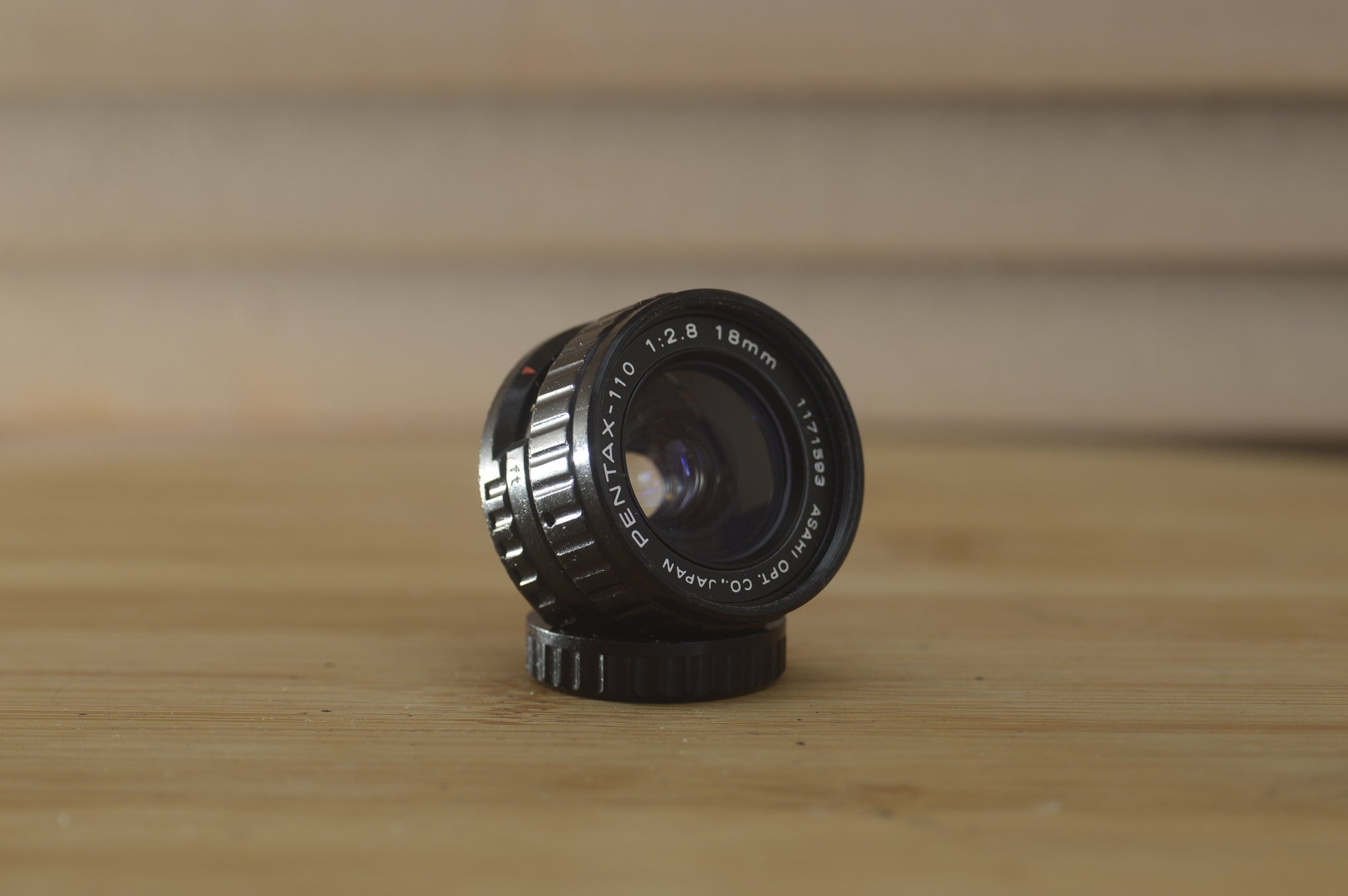 Asahi Pentax 110 18mm f2.8 lens. One of the smallest Super Wide Asahi Pentax 110 18mm f2.8 lens. One of the smallest Super Wide